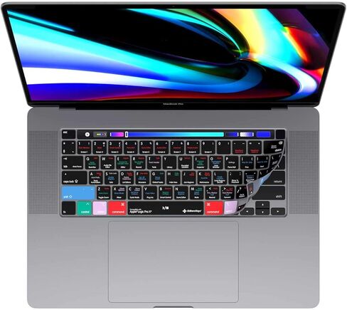 Logic Pro X Keyboard Cover for 16" MacBook Pro 2019/2020 - All of The Shortcuts at Your fingertips in Kuwait