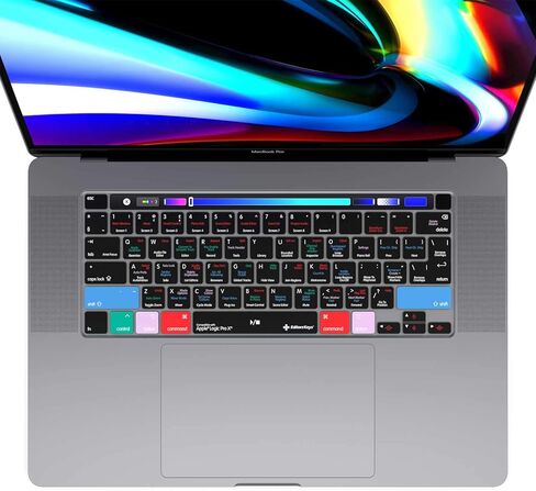 Logic Pro X Keyboard Cover for 16" MacBook Pro 2019/2020 - All of The Shortcuts at Your fingertips in Kuwait