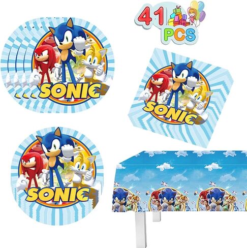 41 عبوة من مستلزمات حفلات أعياد الميلاد، 20 طبق + 20 منديل + 1 مفرش طاولة in Kuwait