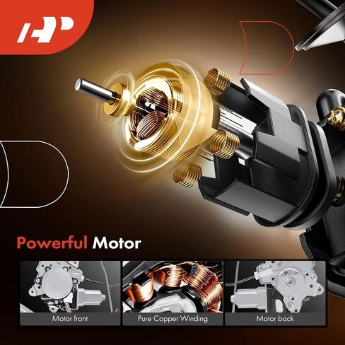 A-Premium Electric Power Window Regulator with 6-Pin Motor Compatible with Nissan Altima 2002-2006 Sedan, with Auto Up/Down Feature, Front Left Driver Side in Saudi Arabia