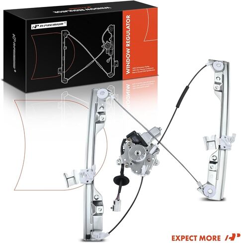 A-Premium Electric Power Window Regulator with 6-Pin Motor Compatible with Nissan Altima 2002-2006 Sedan, with Auto Up/Down Feature, Front Left Driver Side in Saudi Arabia