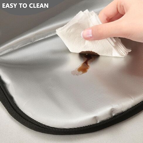 Cherry Car Accessories Back Seat Multipurpose Car Trash Can with Lid, Leak Proof Waterproof Hanging Car Garbage Can for Road Trip Travel in Kuwait
