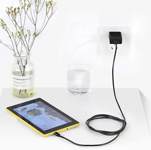 شاحن سريع USB C بطول 5 أقدام متوافق مع جهاز Fire HD 8 اللوحي الجديد، وFire HD 8 Plus وإصدار الأطفال، وجهاز Kids Pro Tablet (2020) in Kuwait