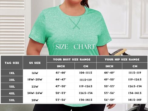Women's Plus Size Workout Tops Short Sleeve Loose fit Shirts Athletic Gym Yoga Clothing in Saudi Arabia