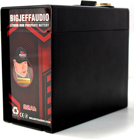 Big Jeff Car Audio Compact 22AH 12V Lithium LFP Battery 6000W BJ-LI-22AH (BJ-LI-22AH (Four Pack)) in Saudi Arabia