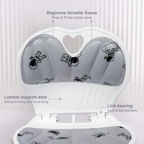 Chair Back and Lumbar Support for Student and Adult Adjustable Relief Pain Office Chair Back Support Ergonomic Back Support for Sofa, Floor Seat in Kuwait