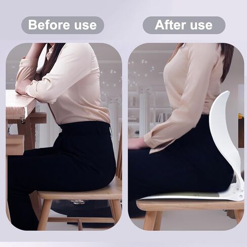 Chair Back and Lumbar Support for Student and Adult Adjustable Relief Pain Office Chair Back Support Ergonomic Back Support for Sofa, Floor Seat in Kuwait