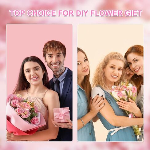 195 قطعة من لوازم إكسسوارات باقة الزهور، 40 ورق تغليف زهور، 48 فراشة 100 دبوس 4 تيجان 3 أشرطة، ورق تغليف زهور، بابيل كوريانو بارا راموس دي فلوريس بوشونس، ليستون كوروناس ماريبوساس in Kuwait