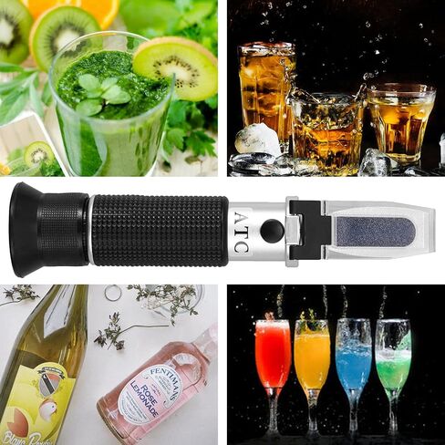 AUTOUTLET 3-in-1 Honey Baume Refractometer,Brix and Baume Honey Refractometer,58-90% Brix Scale Range Honey Moisture Tester with ATC,Ideal for Honey,Milk,Sugar Syrup,Fruit jam and Molasses,Bee Keeping in Saudi Arabia