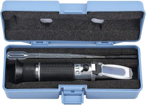 AUTOUTLET 3-in-1 Honey Baume Refractometer,Brix and Baume Honey Refractometer,58-90% Brix Scale Range Honey Moisture Tester with ATC,Ideal for Honey,Milk,Sugar Syrup,Fruit jam and Molasses,Bee Keeping in Saudi Arabia