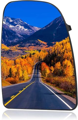 Driver Side Heated Mirror Glass Left Compatible with Ram Promaster 1500 2500 3500 2014 2015 2016 2017 2018 2019 2020 2021 Repalces# CH1320376 in Kuwait