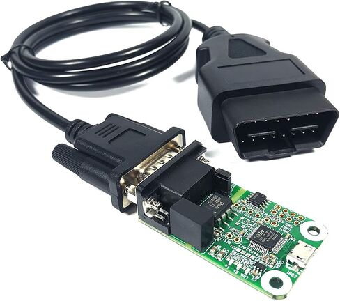 UART Female DB9 Port to OBD2 OBDII 16PIN Cable fits USB to CAN Module of InnoMaker in Saudi Arabia