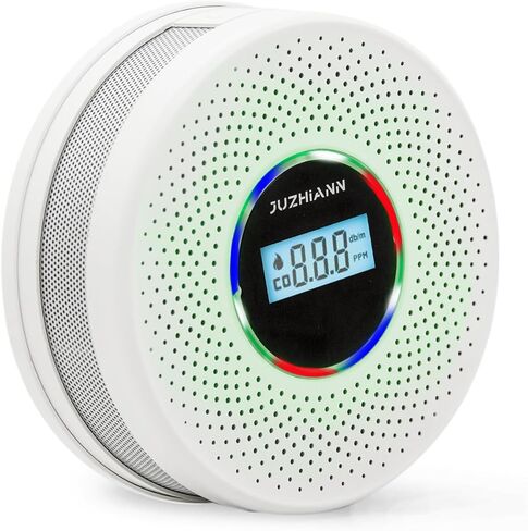 Upgraded Version Smoke Carbon Monoxide Alarm Detector, Battery-Operated Smoke and CO Alarm with Digital Display, Carbon Monoxide Detectors&Smoke Detector (1Pack) in Saudi Arabia