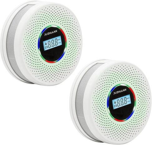 Upgraded Version Smoke Carbon Monoxide Alarm Detector, Battery-Operated Smoke and CO Alarm with Digital Display, Carbon Monoxide Detectors&Smoke Detector (1Pack) in Saudi Arabia