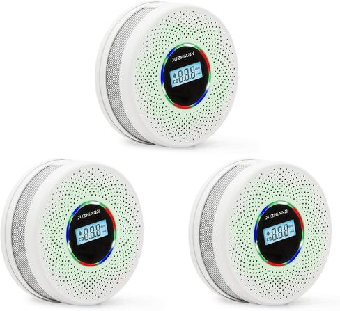 Upgraded Version Smoke Carbon Monoxide Alarm Detector, Battery-Operated Smoke and CO Alarm with Digital Display, Carbon Monoxide Detectors&Smoke Detector (1Pack) in Saudi Arabia