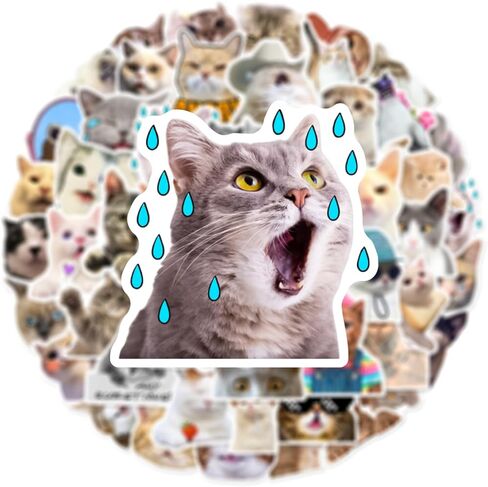 50 PCS Animals Wearing Clothes Stickers Kawaii Waterproof Vinyl Decal for Journaling Laptop Scrapbook Water Bottles Phone Caps Luggage for Adults Teens Kids Womens in Kuwait