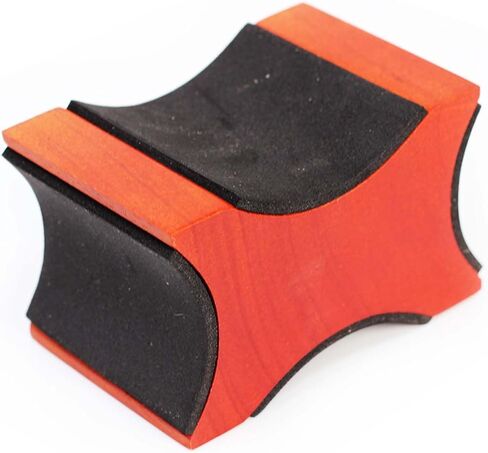 Guitar Neck Rest, Electric Acoustic & Bass Guitar Support Pillow for Changing Strings, String Instrument Wooden Neck Craddle, Luthier Repair Setup Tool 3.74x2.48x2.4inch, Burgundy in Saudi Arabia