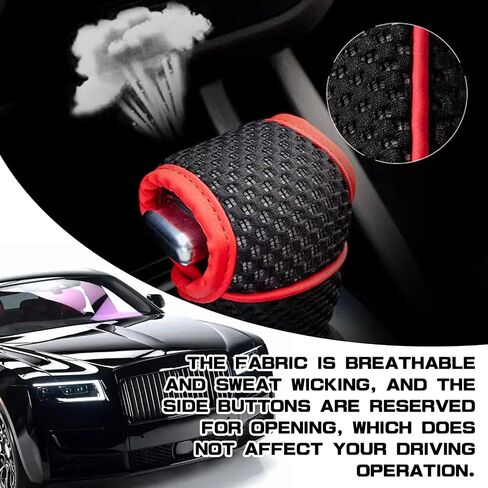 Car Gear Shift Knob Cover, Automotive Automatic/Manual Stick Gear Shifter Knobs Cover, Shifting Handle Protector, Vehicle Interior Decoration Accessories Universal for Car, SUV, Truck (Beige) in Saudi Arabia