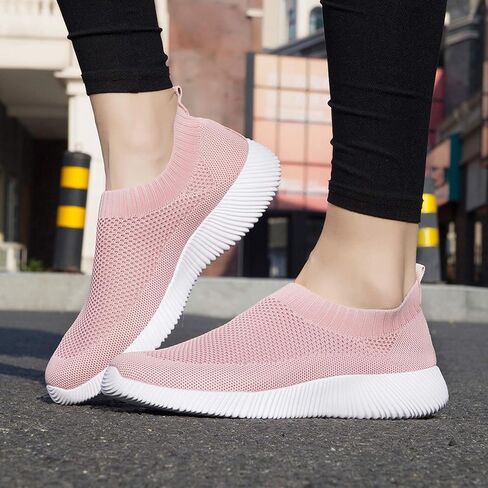 Womens Walking Shoes Fashion Tennis Sneakers Athletic Non Slip Lightweight Casual Running Shoes in Saudi Arabia