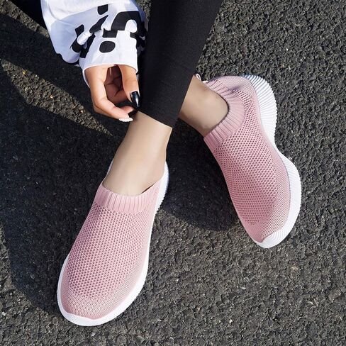 Womens Walking Shoes Fashion Tennis Sneakers Athletic Non Slip Lightweight Casual Running Shoes in Saudi Arabia