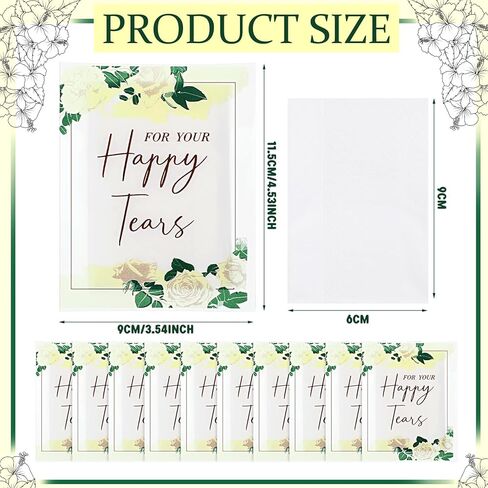 80 Pcs Wedding Tissues Packs for Guests for Your Happy Tears Facial Tissues Travel Size Bulk Individual Facial Wedding Tissues Welcome Bag Stuffers Gift Bride and Groom Mother Daughter in Saudi Arabia