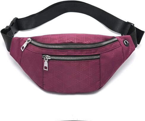 Fanny Pack for Men Women - Water Resistant Fashion Waist Bag Pack with Adjustable Strap for Travel Hiking Running Outdoor Sports. in Saudi Arabia