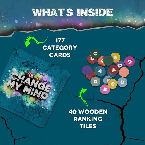 Change My Mind - The Outrageous Adult Party Game for Loud Debates and Absurd Rankings! Fun Adult Games for Groups 3-8 Players - Hilarious Game Night for Friends, & Family Ages 17+ in Saudi Arabia