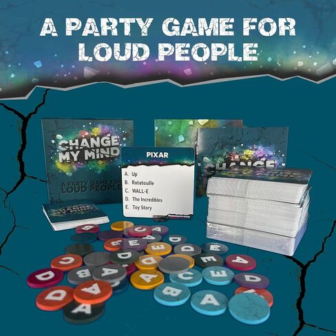 Change My Mind - The Outrageous Adult Party Game for Loud Debates and Absurd Rankings! Fun Adult Games for Groups 3-8 Players - Hilarious Game Night for Friends, & Family Ages 17+ in Saudi Arabia