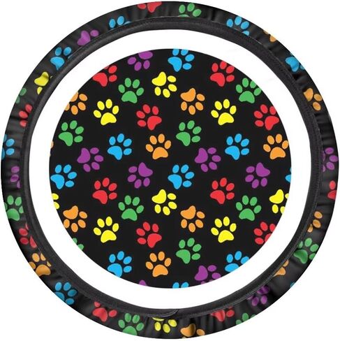 Men Women Steering Wheel Covers Purple Camo, Anti-slip Neoprene Car Steering Wheel Cover, 15 inch Universal Fit for Trucks, SUV, Van in Kuwait