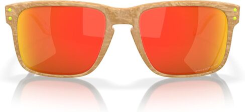 Oakley Men's OO9102 Holbrook Square Sunglasses, Mt Stone Desert Tan/Prizm Ruby Polarized, 57 mm in Saudi Arabia