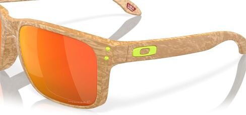 Oakley Men's OO9102 Holbrook Square Sunglasses, Mt Stone Desert Tan/Prizm Ruby Polarized, 57 mm in Saudi Arabia