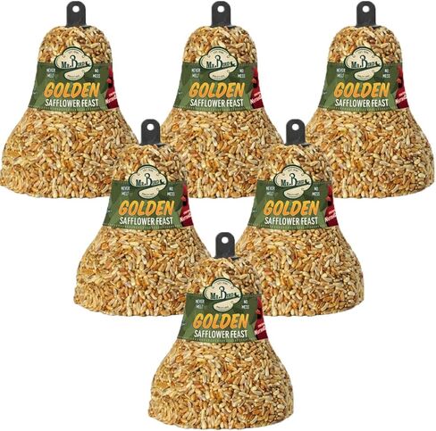 Mr. Bird 6-Pack Golden Safflower Feast Wild Bird Seed Bell 10 oz. in Saudi Arabia