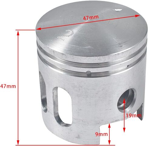 مجموعة مكبس Wenyu 80cc/66cc ذات النوافذ - دراجة بمحرك تعمل بالغاز 66cc/80cc in Kuwait