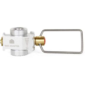 Gas Saver Plus Gas Convertor Shifter Refill Flat Tank Conversion Adapter Camping Gas Adaptor Valve for Nozzle Bottle Type/Butane Gas Cartridge/Lindal Valve Canister