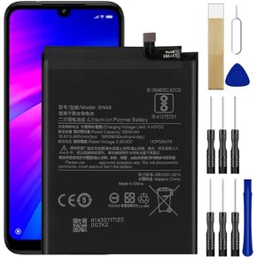 Replacement Battery BN46 for Xiaomi Redmi Note 8/ Note 8T Battery Free Adhesive Tool