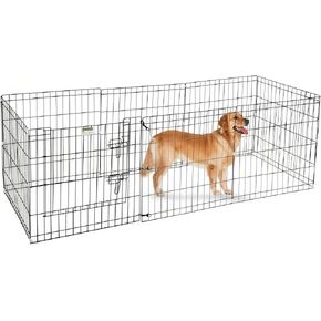 Pet Trex 24" Exercise Playpen for Dogs Eight 24" x 24" High Panels with Gate