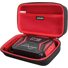 Hard Travel Case for BESTEK 300Watt Pure Sine Wave Power Inverter Car Adapter (Black+Red)