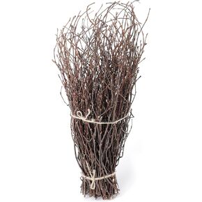 SOUJOY 100 PCS Birch Twigs for Vase, 16 Inch Natural Dried Birch Branches, Craft Decoration Birch Stick for DIY, Centerpieces, Home, Office, Wedding Arrangement