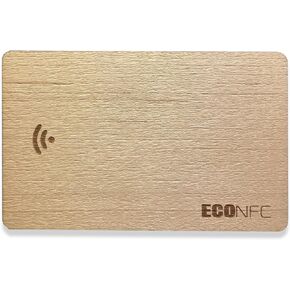 Sapele Virtual Business Card | NFC Business Card | Wood Business Card | NFC Business Card | No Monthly Fees