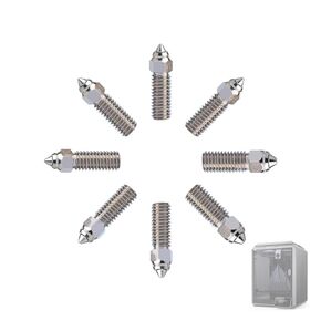 K1/K1 Max 3D Printer Nozzle Kit,High Flow Nozzle Kit 0.4mm, 0.6mm, 0.8mm,High Speed Printing, High-Temperature Resistance Copper Alloy Nozzle Kit for K1, K1 Max, Ender-3 V3 KE(8pcs)