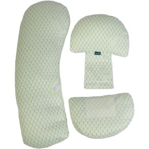TemBe Pregnancy Pillow for Pregnant Women, Hight Quality, Soft Maternity Body Pillow with Detachable and Adjustable Pillow Cover Support for Belly, Back, Legs, and HIPS