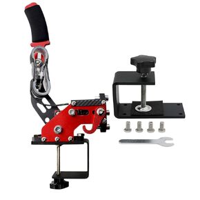 ترقية Obokidly 2 في 1 USB فرملة اليد دعم G29 متوافق مع PS4 + PC لـ Simracing Game Sim Rig مع المشبك (أزرق)
