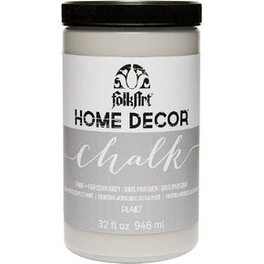 FolkArt Home Decor Chalk Furniture & Craft Paint in Assorted Colors, 32 ounce, Rich black
