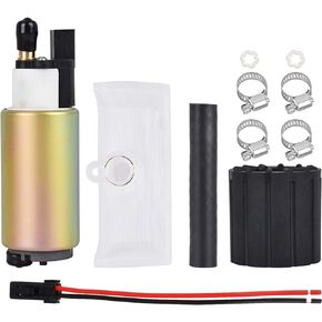 New Electric Intank Fuel Pump Replace# E2157 Compatible with 1990 1991 1992 1993 1994 1995 1996-2004 Ford; 1993-2002 Lincoln & Mazda;1990-2001 Mercury; Mitsubishi, Acura, Jaguar, KIa Fuel Pump