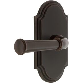 Grandeur Arc Plate Passage with Georgetown Lever in Timeless Bronze in Kuwait