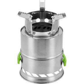 YETO Portable Camping Stove – Stainless Steel Camping Cookware – Lightweight Backpack Stove – Mini Wood Burning Stove for Camping and Hiking in Kuwait