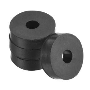 PATIKIL 0.4" ID 1.2" OD Vibration Isolation Rubber Washers, 4 Pack Damping Pads Mechanical Anti Vibration Shock Absorber for HVAC Air Conditioner