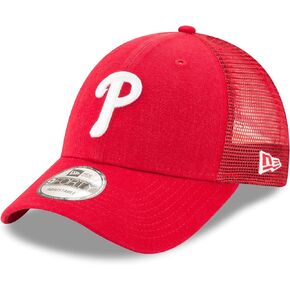New Era Philadelphia Phillies Primary Logo Trucker 9Forty Adjustable Hat