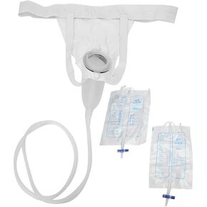 جامع البول من السيليكون، حقيبة تجميع البول للرجال، حقيبة تصريف البول من السيليكون قابلة لإعادة الاستخدام، حقيبة جمع البول للرجال المسنين طريحي الفراش in Kuwait