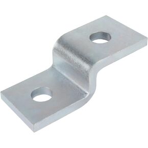8 PCS Z Fitting Cross 2 Hole, Strut Connector Bracket for 13/16" x 1 5/8" Strut Channel, Accept 1/2" Bolt, Heavy Duty Joint Bracket, 5.5mm Thickness
